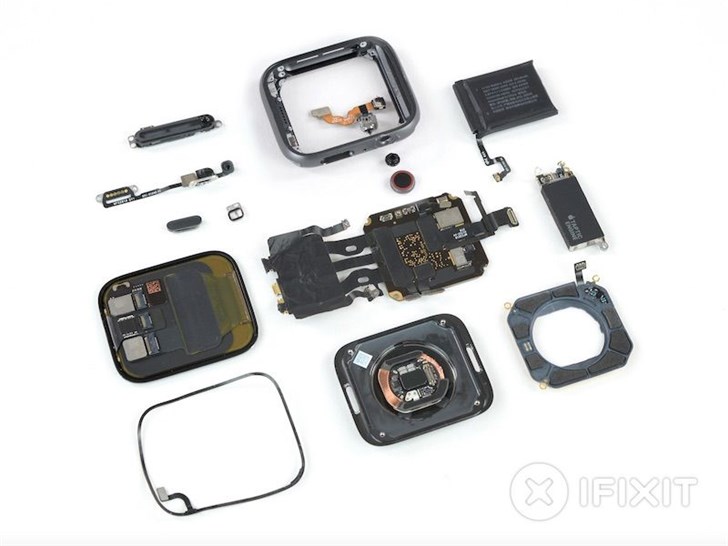 苹果Apple Watch Series 4拆解得6分: 内部布局更周到